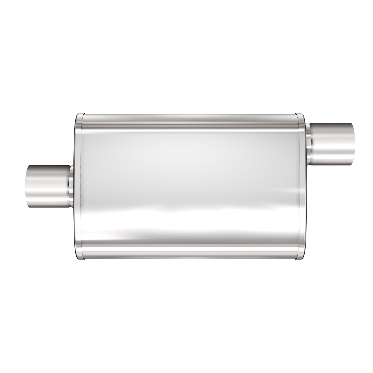 Multi-Chamber Performance Muffler; 2.5in. Offset/Center; 4x18x9 Body MagnaFlow Exhaust Products Exhaust Muffler  AXOPROS