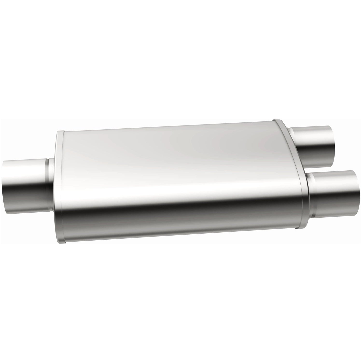 Multi-Chamber Performance Muffler; 3/2.5in. Center/Dual; 4x14x9 Body MagnaFlow Exhaust Products Exhaust Muffler  AXOPROS