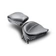Mustang 00-15 Harley Softail Standard Rear Tire Wide Touring Passenger Seat w/Studs - Black Mustang Motorcycle Passenger Motorcycle Seats  AXOPROS