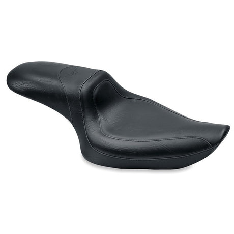 Mustang 04-21 Harley Sportster Fastback 1PC Seat - Black Mustang Motorcycle One-Piece Motorcycle Seats  AXOPROS
