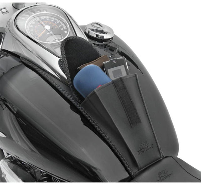 Mustang 05-08 Suzuki VL800 Volusia, Boulevard C50 Tank Bib - Black Mustang Motorcycle Tank Bibs  AXOPROS