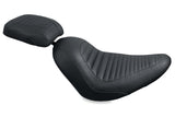 Mustang 06-17 Harley Softail Wide Tire (200mm) Tripper Solo Seat - Black Mustang Motorcycle Solo Motorcycle Seats  AXOPROS