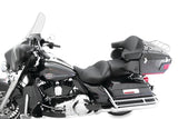 Mustang 08-21 Harley Electra Glide, Rd Glide, Rd King, Str Glide Super Touring 1PC Seat - Black Mustang Motorcycle One-Piece Motorcycle Seats  AXOPROS