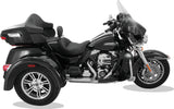 Mustang 08-21 Harley Electra Glide, Rd Glide, Rd King, Str Glide Touring 1PC Seat Deluxe - Black Mustang Motorcycle One-Piece Motorcycle Seats  AXOPROS