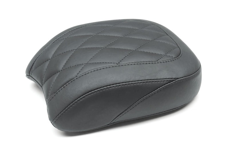 Mustang 18-21 Harley Low Rider, Sport Glide Wide Tripper Passenger Seat Diamond Stitch - Black Mustang Motorcycle Passenger Motorcycle Seats  AXOPROS