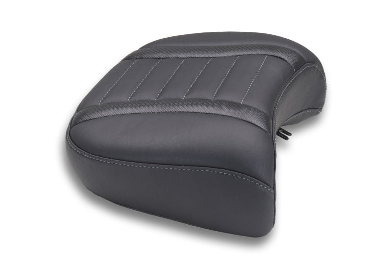 Mustang 23-25 Harley CVO Rd Glide Std, Str Glide and Rd Glide, Deluxe Touring Wide Passenger Black Mustang Motorcycle Passenger Motorcycle Seats  AXOPROS