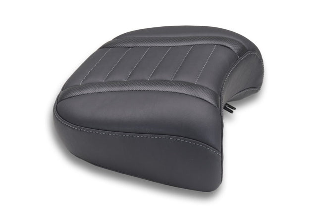 Mustang 23-25 Harley CVO Rd Glide Std, Str Glide and Rd Glide, Deluxe Touring Wide Passenger Black Mustang Motorcycle Passenger Motorcycle Seats  AXOPROS