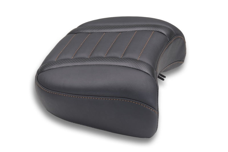 Mustang 23-25 Harley CVO Rd Glide Std, Str Glide and Rd Glide, Deluxe Touring Wide Passenger Black Mustang Motorcycle Passenger Motorcycle Seats  AXOPROS