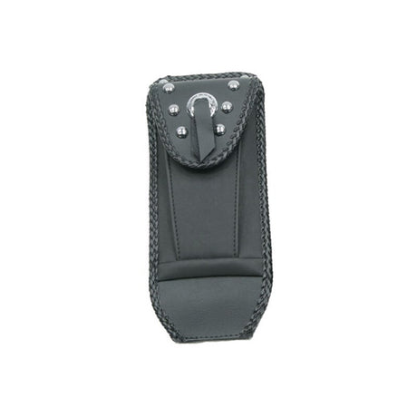 Mustang 65-86 Harley Early FL Touring Tank Bib w/Studs - Black Mustang Motorcycle Tank Bibs  AXOPROS