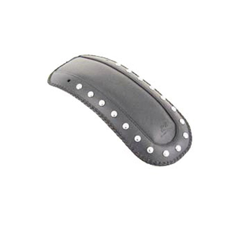 Mustang 80-07 Harley Early FL, FLHT Touring Accessories Fender Bib w/Studs - Black Mustang Motorcycle Fender Bibs  AXOPROS