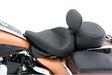 Mustang 83-21 Harley Electra Glide,Rd King Police Standard Touring Passenger Seat Textured - Black Mustang Motorcycle Passenger Motorcycle Seats  AXOPROS