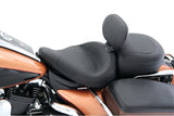 Mustang 83-21 Harley Electra Glide,Rd King Police Standard Touring Passenger Seat Textured - Black Mustang Motorcycle Passenger Motorcycle Seats  AXOPROS
