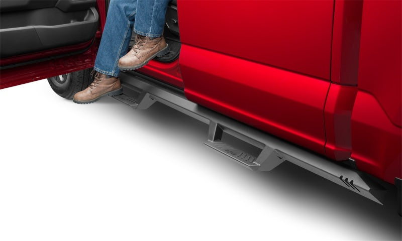 N-Fab EPYX 15-19 Ford F-150/17-19 Ford F-250/F-350 Superduty SuperCrew - Cab Length - Tex. Black N-Fab Side Steps  AXOPROS