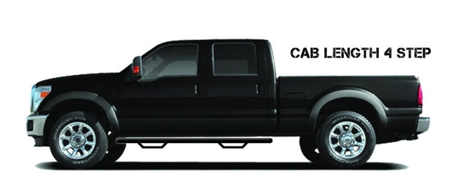 N-Fab Nerf Step 07-17 Toyota Tundra Double Cab - Tex. Black - Cab Length - 3in N-Fab Side Steps  AXOPROS
