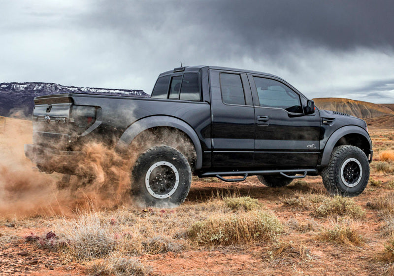 N-Fab Nerf Step 15.5-17 Dodge Ram 1500 Crew Cab - Gloss Black - Cab Length - 3in N-Fab Side Steps  AXOPROS