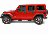 N-Fab Nerf Step 2018 Jeep Wrangler JL SUV 4 Door- Gloss Black - W2W - 3in N-Fab Side Steps  AXOPROS