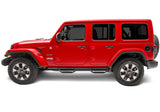 N-Fab Nerf Step 2018 Jeep Wrangler JL SUV 4 Door- Tex. Black - W2W - 3in N-Fab Side Steps  AXOPROS