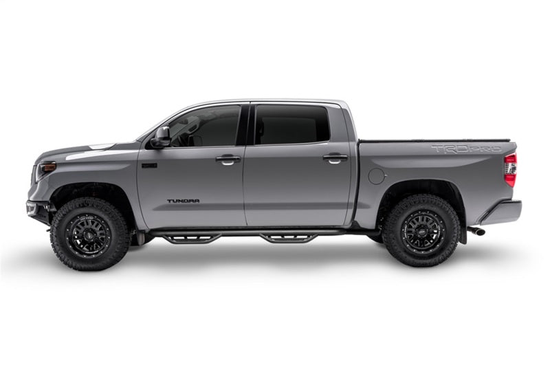 N-Fab Podium LG 16-17 Toyota Tacoma Double Cab - Tex. Black - 3in N-Fab Side Steps  AXOPROS