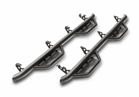 N-Fab Podium LG 19-20 Dodge RAM 1500 Crew Cab - Cab Length - Tex. Black - 3in N-Fab Side Steps  AXOPROS