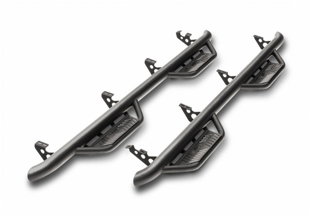 N-Fab Podium LG 19-20 Dodge RAM 1500 Crew Cab - Cab Length - Tex. Black - 3in N-Fab Side Steps  AXOPROS