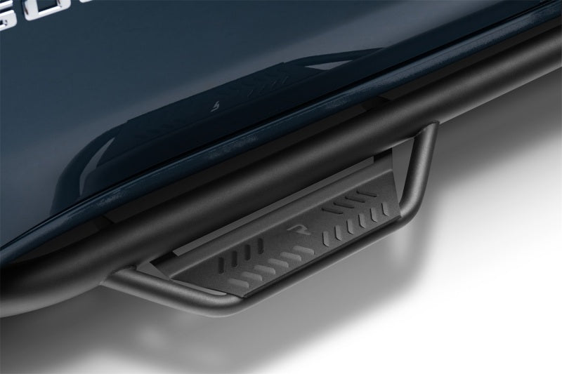 N-Fab Podium LG 2019 Chevy/GMC 1500 Crew Cab - Cab Length - Tex. Black - 3in N-Fab Side Steps  AXOPROS