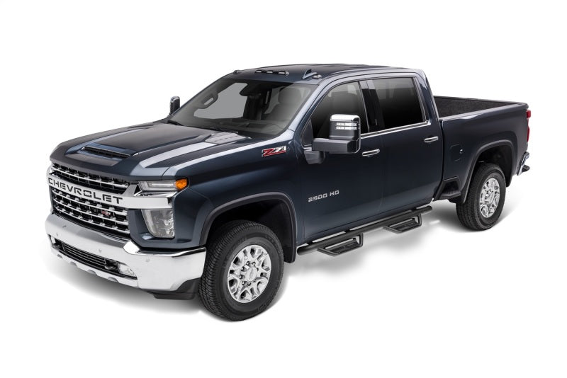 N-Fab Podium LG 2019 Chevy/GMC 1500 Crew Cab - Cab Length - Tex. Black - 3in N-Fab Side Steps  AXOPROS