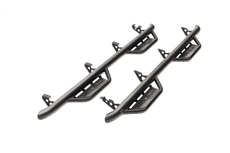 N-Fab Podium LG 2022+ Toyota Tundra CrewMax - Tex. Black - 3in N-Fab Side Steps  AXOPROS