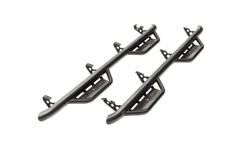 N-Fab Podium LG 2022+ Toyota Tundra CrewMax - Tex. Black - 3in N-Fab Side Steps  AXOPROS