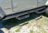 N-Fab Predator Pro Step System 2018 Jeep Wrangler JL 4 Door SUV - Tex. Black N-Fab Nerf Bars  AXOPROS
