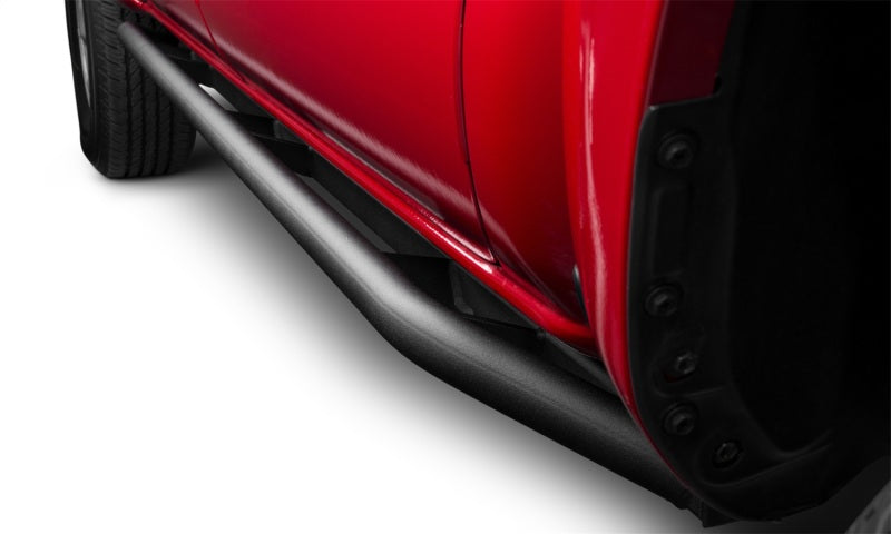 N-Fab Trail Slider Steps 16-20 Toyota Tacoma Crew Cab All Beds - SRW - Textured Black N-Fab Body Armor & Rock Rails  AXOPROS