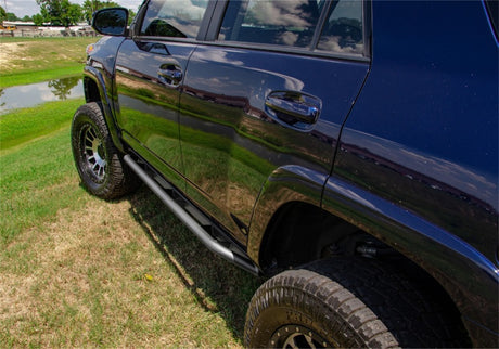 N-Fab Trail Slider Steps 19-20 Ford Ranger Crew Cab All Beds - SRW - Textured Black N-Fab Body Armor & Rock Rails  AXOPROS