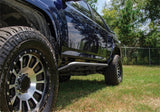 N-Fab Trail Slider Steps 19-20 Ford Ranger Crew Cab All Beds - SRW - Textured Black N-Fab Body Armor & Rock Rails  AXOPROS