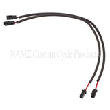 NAMZ 08-23 HD Models w/Heated Grips Plug-N-Play Heated Grip Extensions 18in. NAMZ Wiring Harnesses  AXOPROS