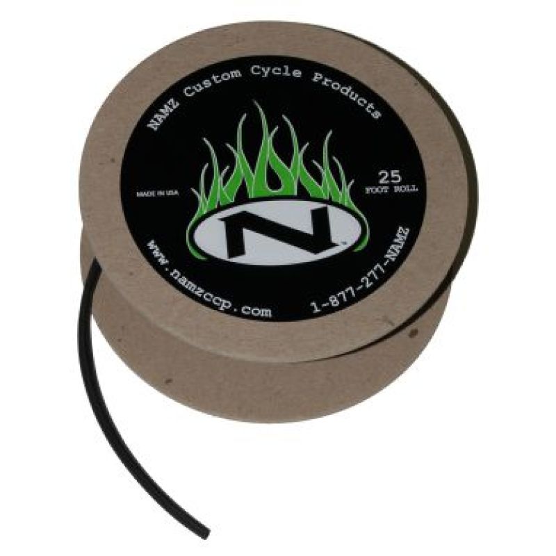 NAMZ Black Heatshrink 2-1 Ratio 25ft. Spool (1/8in. ID) NAMZ Heat Shrink  AXOPROS