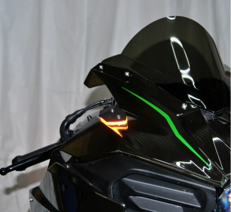 New Rage Cycles 15+ Mirror Block Off Turn Signals New Rage Cycles Side Mirrors  AXOPROS