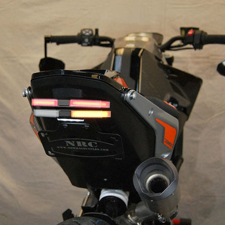 New Rage Cycles 18+ KTM 790 Duke Fender Eliminator Kit Tucked New Rage Cycles Lights Corner  AXOPROS