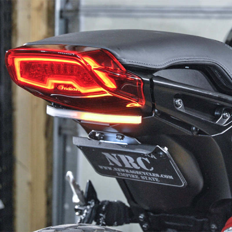 New Rage Cycles 19+ Indian FTR 1200 Fender Eliminator Kit-Tucked New Rage Cycles Lights Corner  AXOPROS