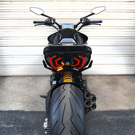 New Rage Cycles 23+ Ducati Diavel V4 Fender Eliminator Kit New Rage Cycles Lights Corner  AXOPROS