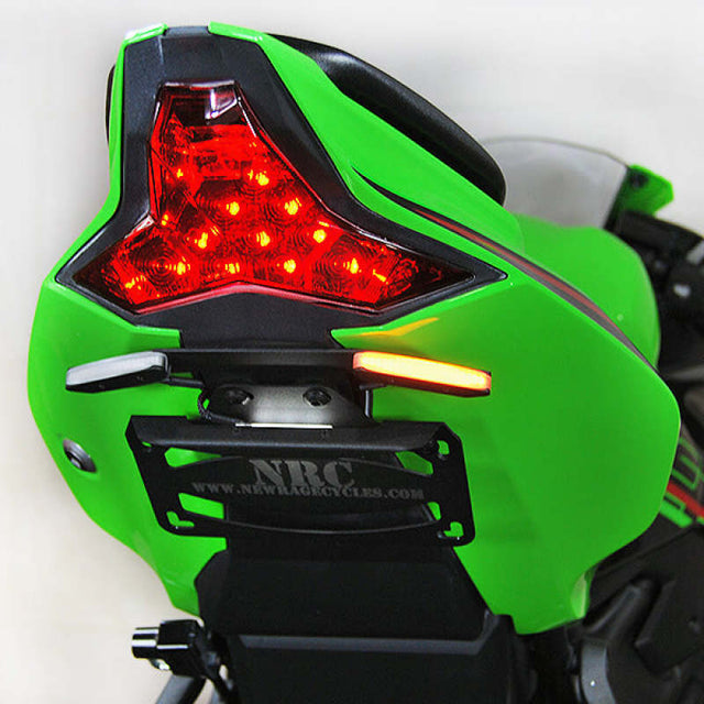 New Rage Cycles 23+ Kawasaki ZX-4R Fender Eliminator Kit Tucked New Rage Cycles Lights Corner  AXOPROS