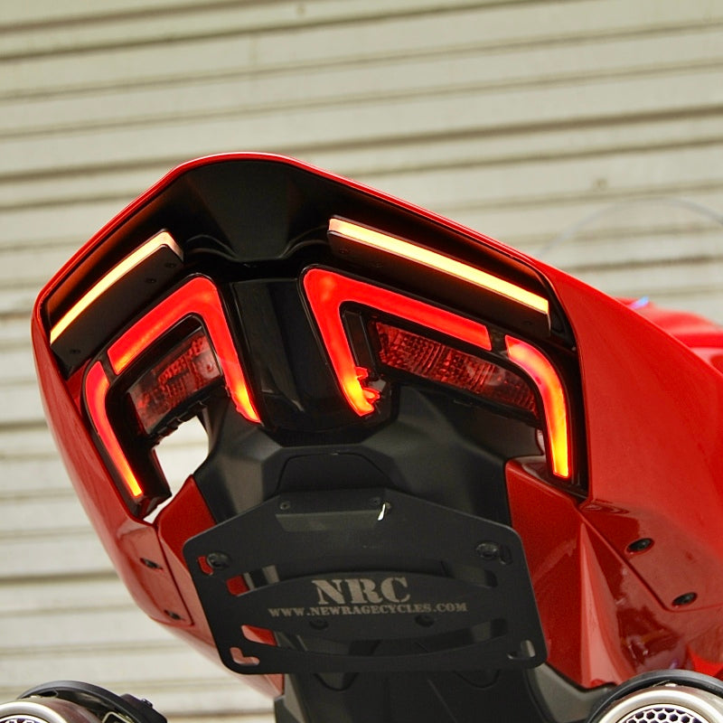 New Rage Cycles 25+ Ducati Panigale/ Streetfighter V2 Fender Eliminator Kit Tucked New Rage Cycles Lights Corner  AXOPROS