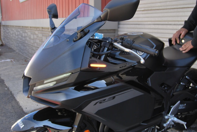 New Rage Cycles 25+ Yamaha R3 Front Turn Signals - AXOPROS
