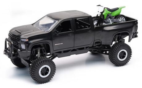 New Ray Toys Chevy Off Road Pickup with Dirt Bike/ Scale - 1:20 New Ray Toys Toys  AXOPROS