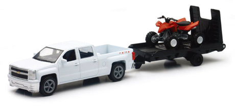 New Ray Toys Chevy Silverado Pickup with ATV/ Scale - 1:43 New Ray Toys Toys  AXOPROS