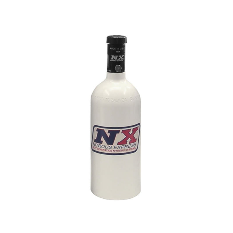 Nitrous Express 1lb Bottle w/Motorcycle Valve (3.2 Dia x 9.83 Tall) Nitrous Express Nitrous Bottles  AXOPROS