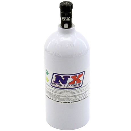 Nitrous Express 2.5lb Bottle w/Motorcycle Valve (4.38 Dia x 12.37 Tall) Nitrous Express Nitrous Bottles  AXOPROS