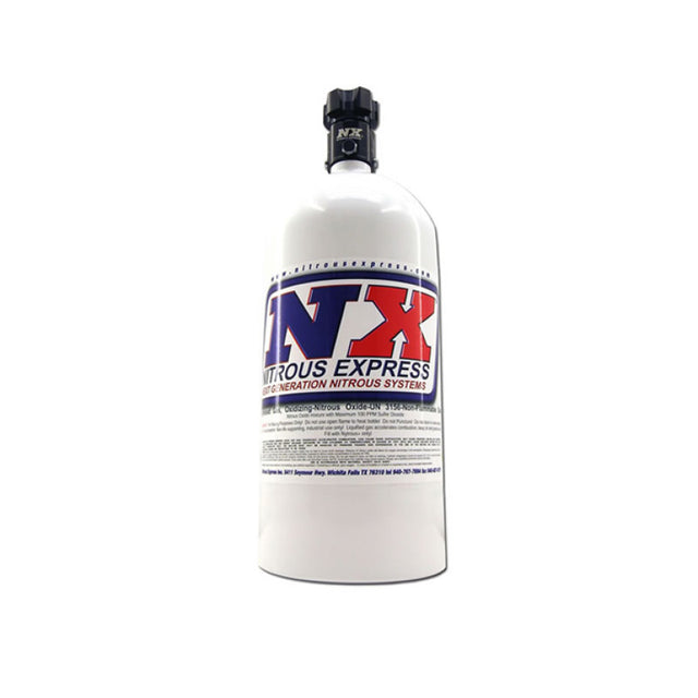 Nitrous Express 5lb Bottle w/Lightning 500 Valve (5.25 Dia x 17.64 Tall) Nitrous Express Nitrous Bottles  AXOPROS