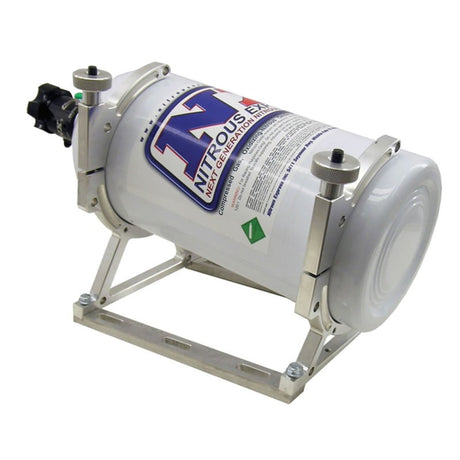 Nitrous Express Billet Bracket for 10lb/15lb N2O Bottle (Incl Floor Mounts) Nitrous Express Nitrous Bottle Accessories  AXOPROS