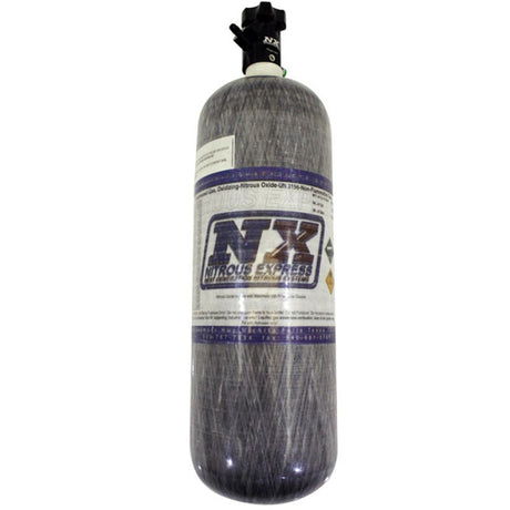 Nitrous Express Composite Bottle w/Lightning 500 Valve (6.79 Dia x 23.25 Tall) Nitrous Express Nitrous Bottles  AXOPROS