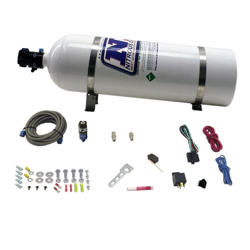 Nitrous Express Diesel Dry Nitrous Kit w/15lb Bottle/Mounting Hardware for 50HP Nitrous Express Nitrous Systems  AXOPROS