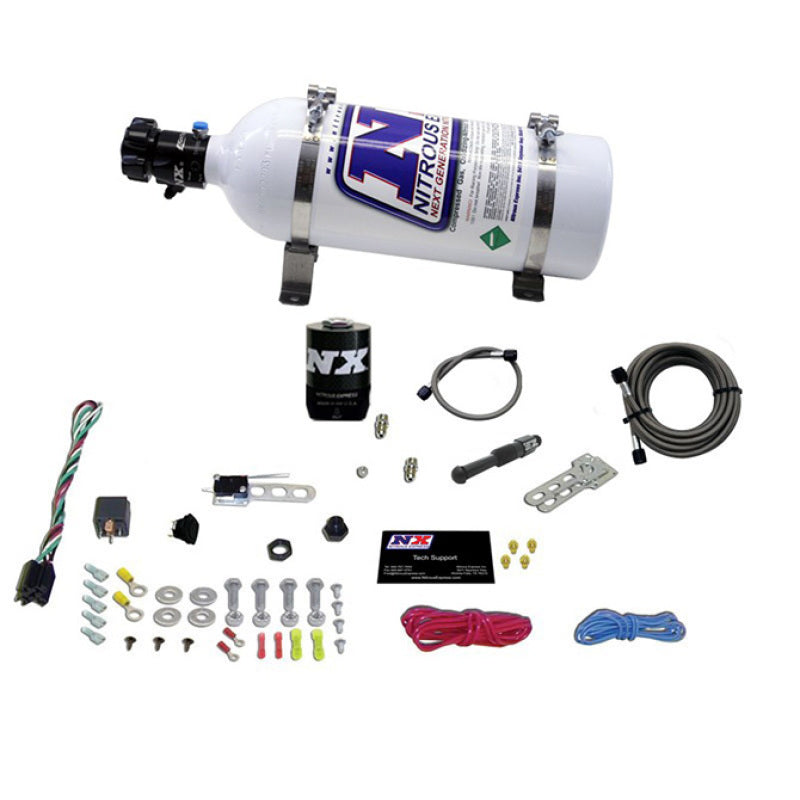 Nitrous Express Dry EFI Single Nozzle Nitrous Kit (35-150HP) w/5lb Bottle Nitrous Express Nitrous Systems  AXOPROS